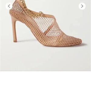 Bottega Veneta mesh pump with chain